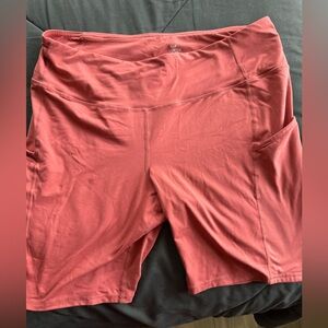 Torrid Women's Coral Athletic bike shorts